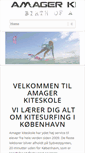 Mobile Screenshot of amagerkiteskole.dk